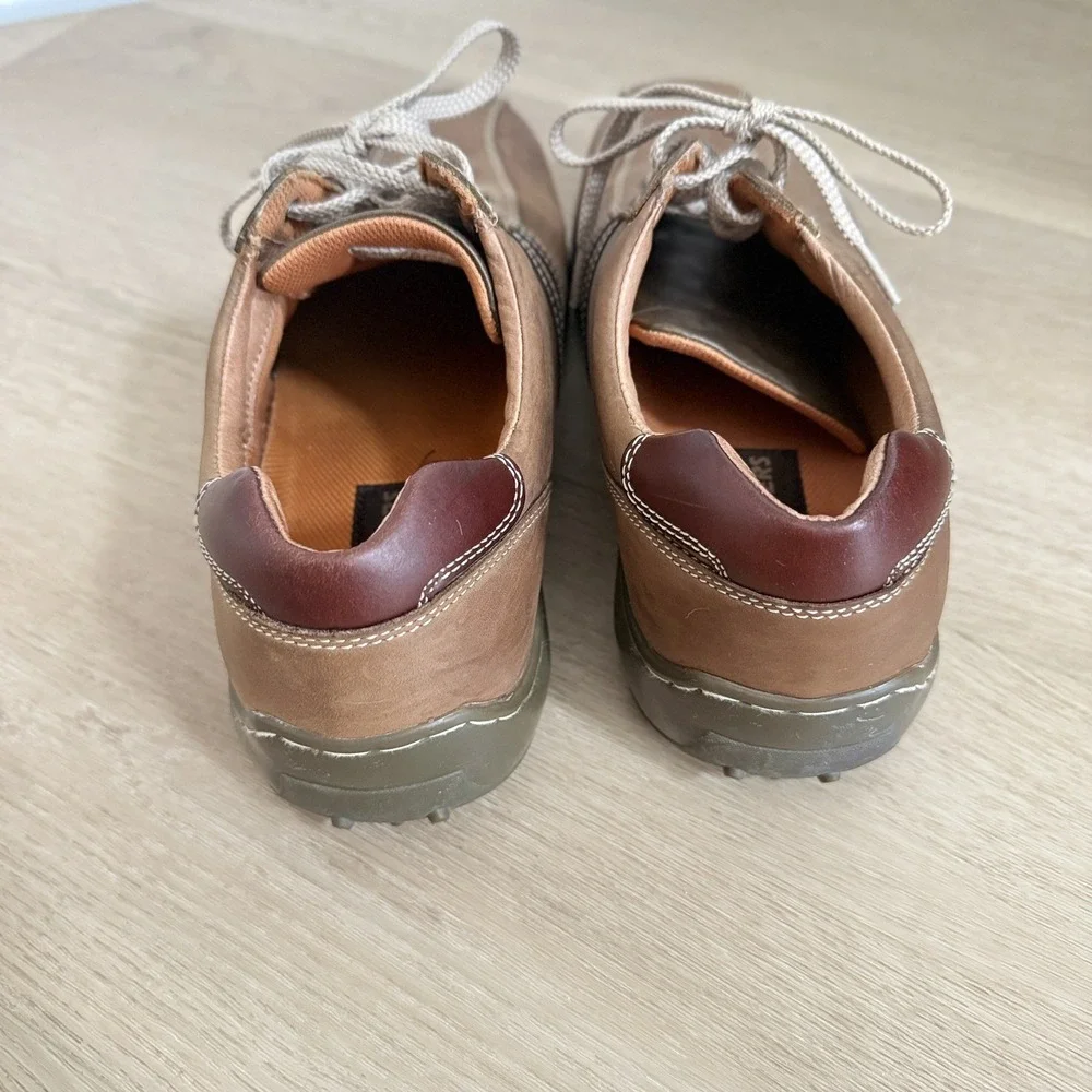 Skechers Mens Retro Y2K 4400 Brown Leather Casual Lace Up Oxford Shoes Size 12